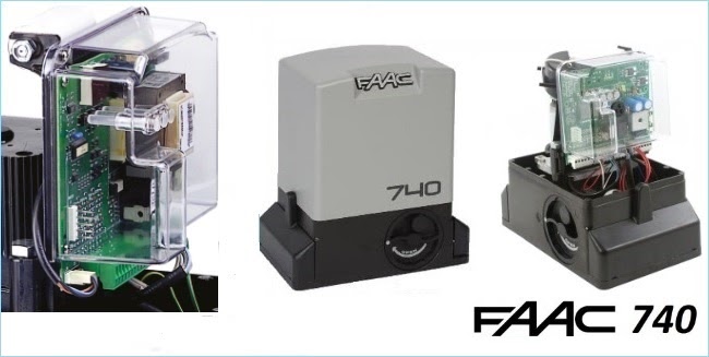 Hình ảnh phía trong của Motor cổng Faac trượt 740