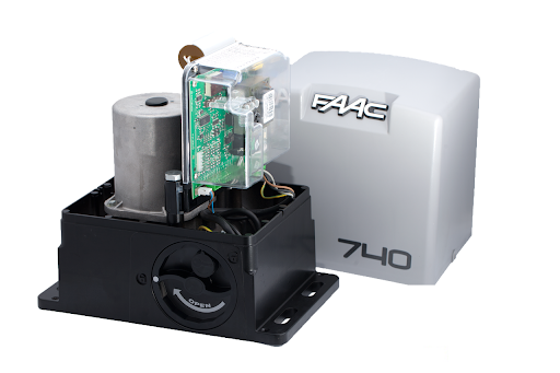 Thi công lắp đặt motor cổng FAAC chính hãng