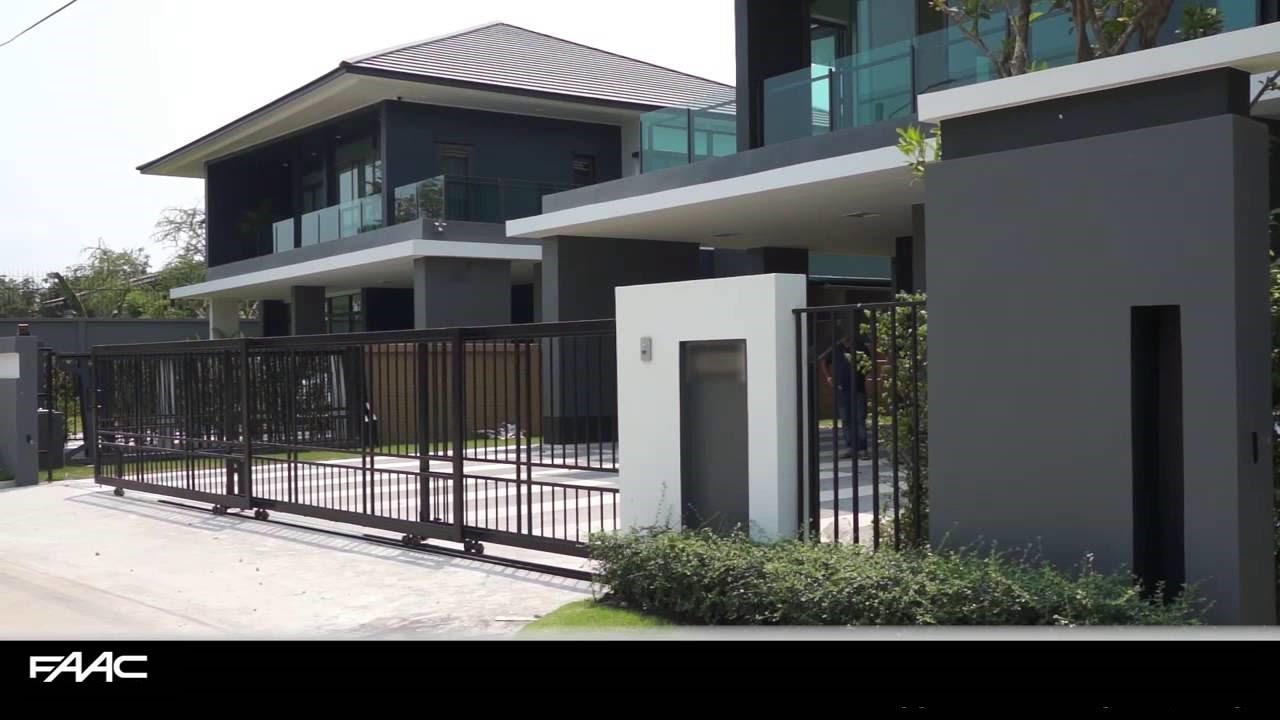 Motor FAAC cho ngôi nhà vẻ đẹp hiện đại và an toàn