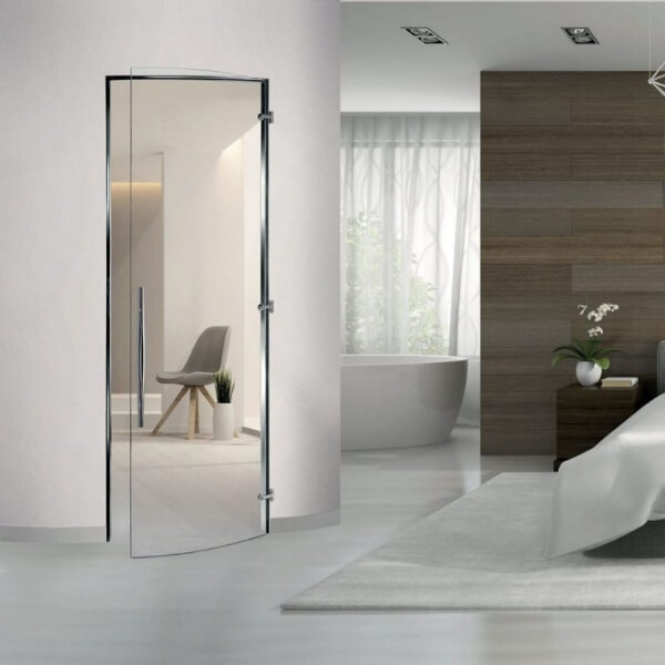 Mẫu cửa kính xoay 1 cánh tiện ích cho người dùng Mẫu cửa kính xoay 1 cánh tiện ích cho người dùng