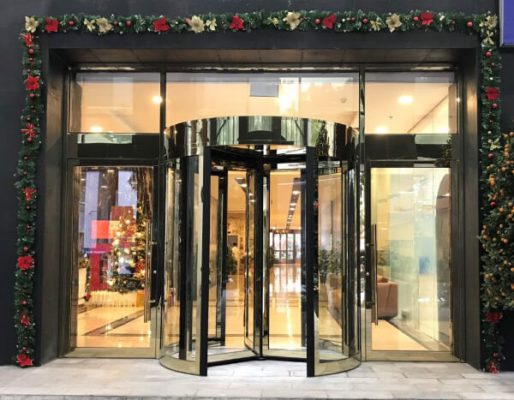 Mẫu cửa xoay tròn mang tới vẻ đẹp độc đáo, tinh tế