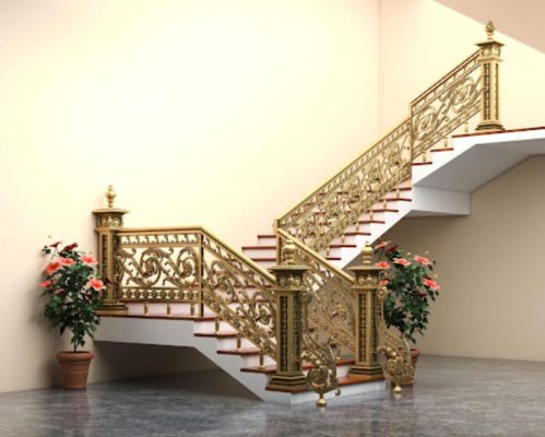 Cầu thang nhôm đúc đáp ứng nhu cầu sử dụng 