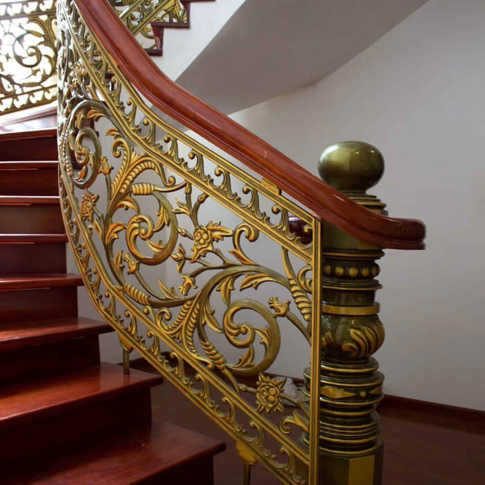 Cầu thang, lan can nhôm đúc có vai trò quan trọng trong đời sống Cầu thang, lan can nhôm đúc có vai trò quan trọng trong đời sống