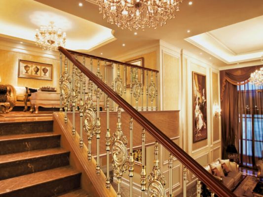 Cầu thang nhôm đúc chống chịu được thời tiết khắc nghiệt