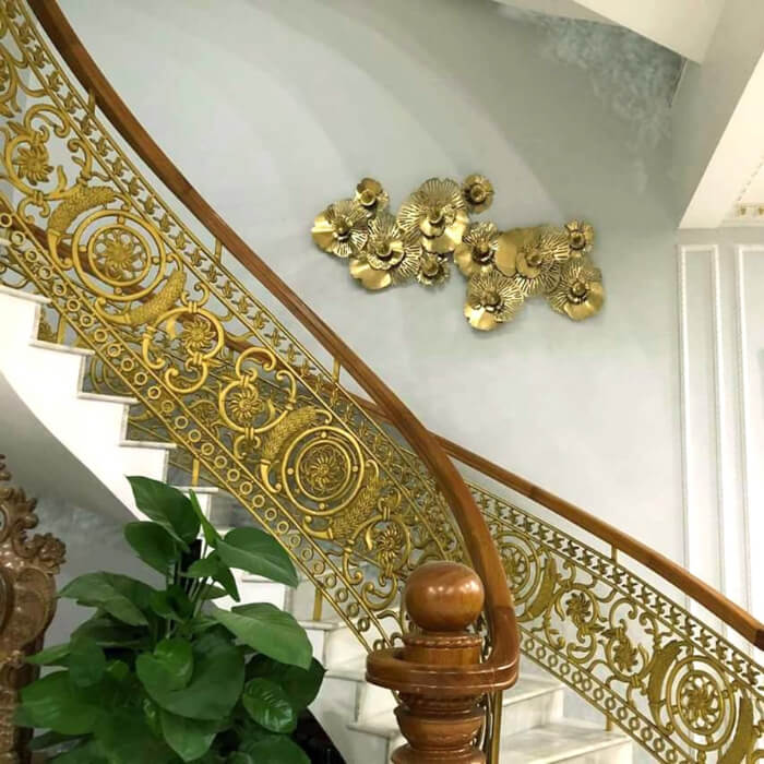 Cầu thang, lan can nhôm đúc mang phong thủy hợp gia chủ Cầu thang, lan can nhôm đúc mang phong thủy hợp gia chủ