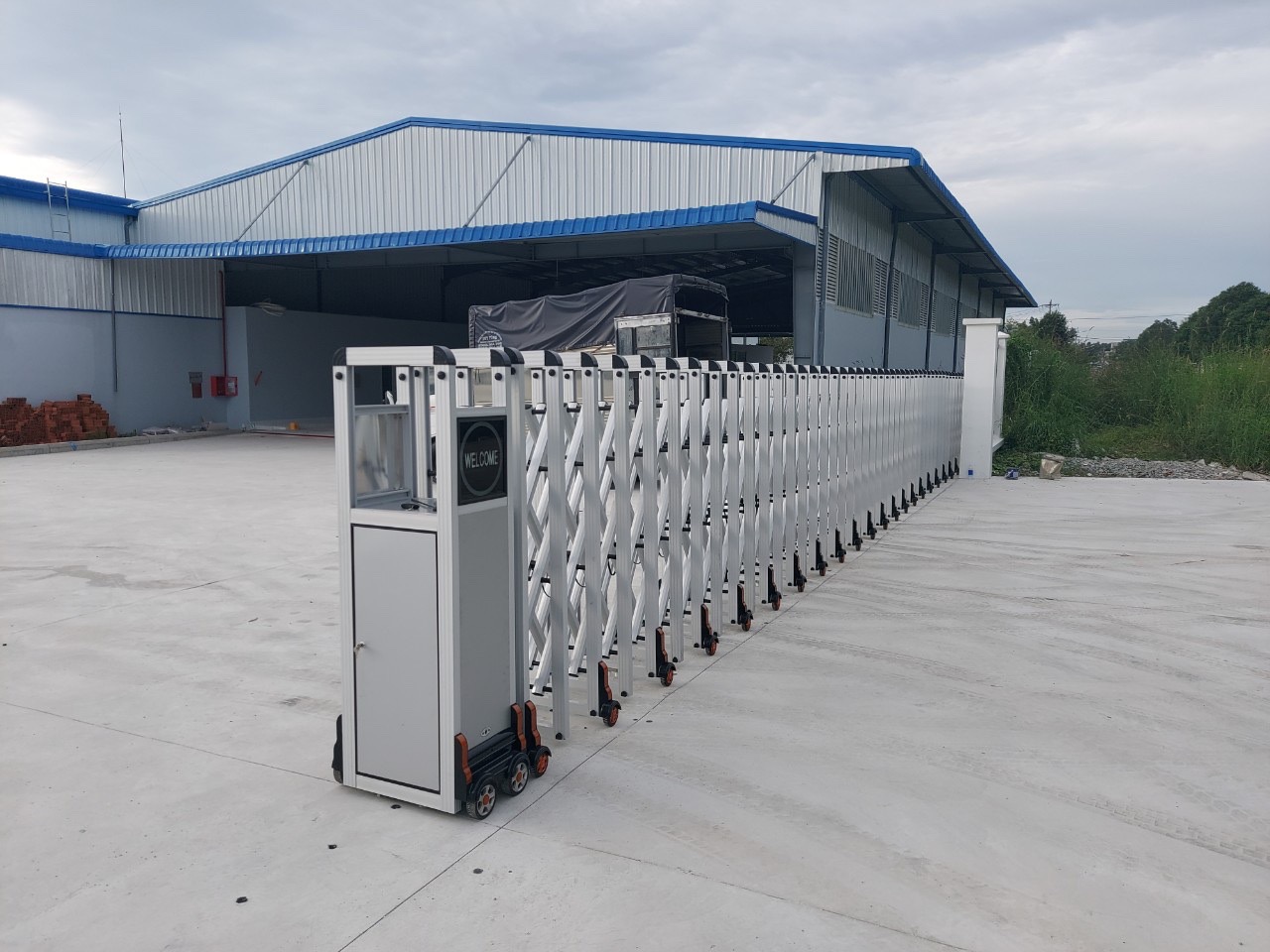 Giới thiệu cổng xếp không ray Cổng xếp không ray