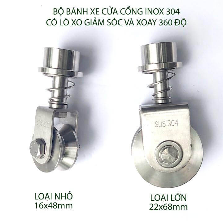 Bánh xe xoay 360 có lò xo giảm sóc Bánh xe xoay 360 có lò xo giảm sóc