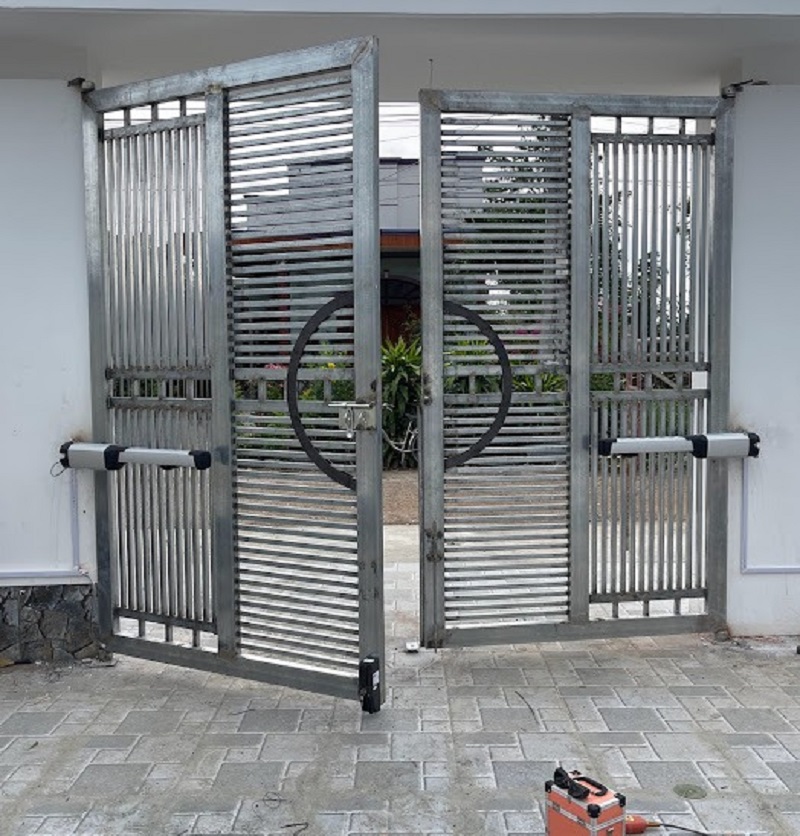Motor cổng tay đòn Powertech PW330 motor cổng cánh tay đòn tự động