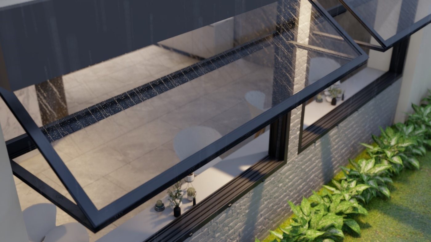 Giải pháp cửa sổ mở hất tự động