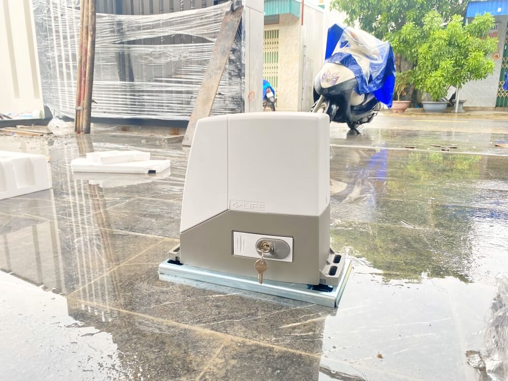 Motor cổng lùa Đài Loan phù hợp công trình có ngân sách đầu tư thấp.